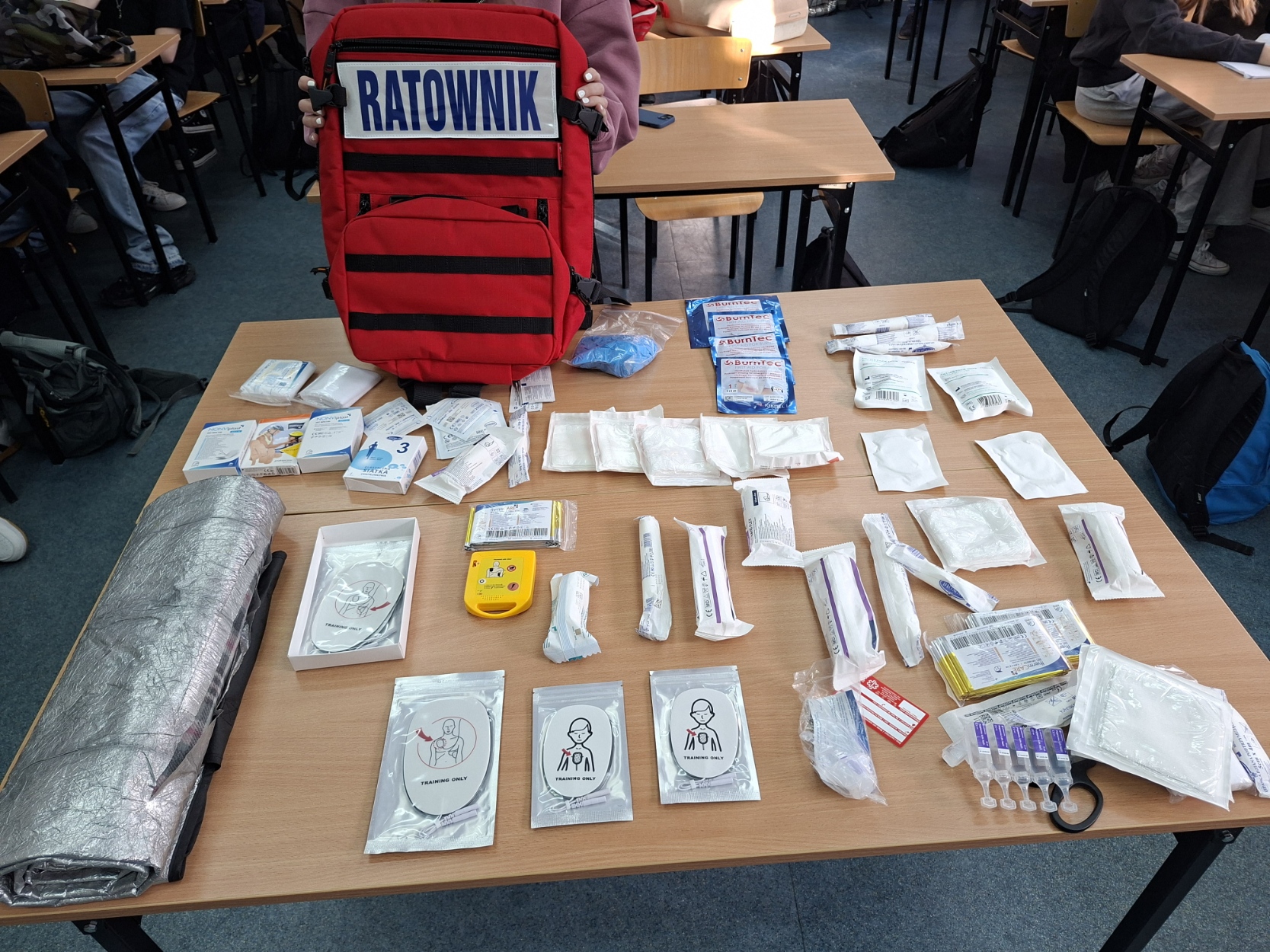 Wyposażenie plecaka